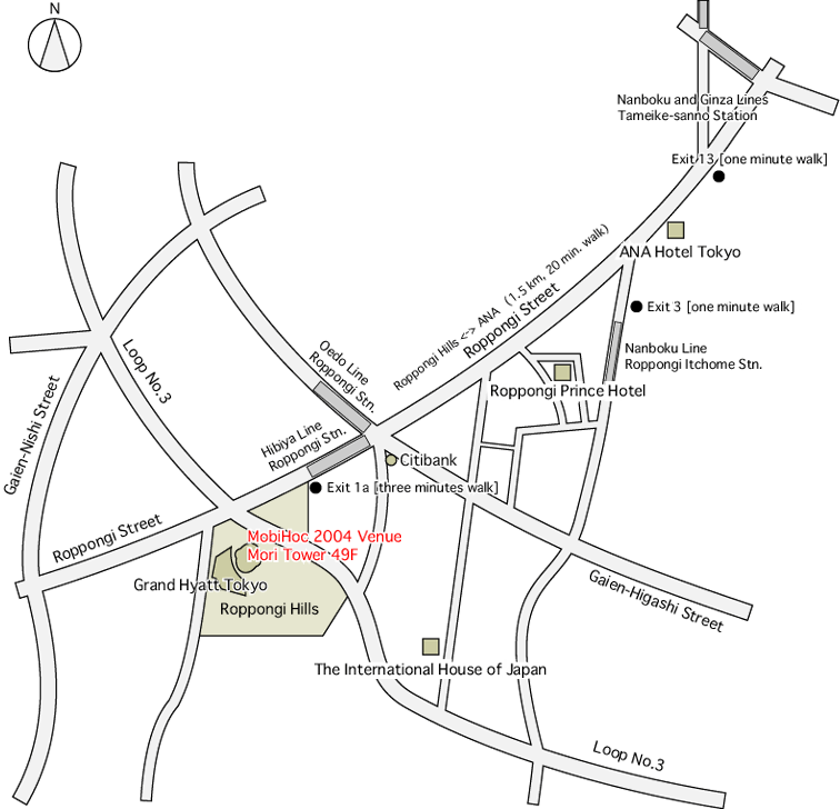 Venue/Hotel Area map
